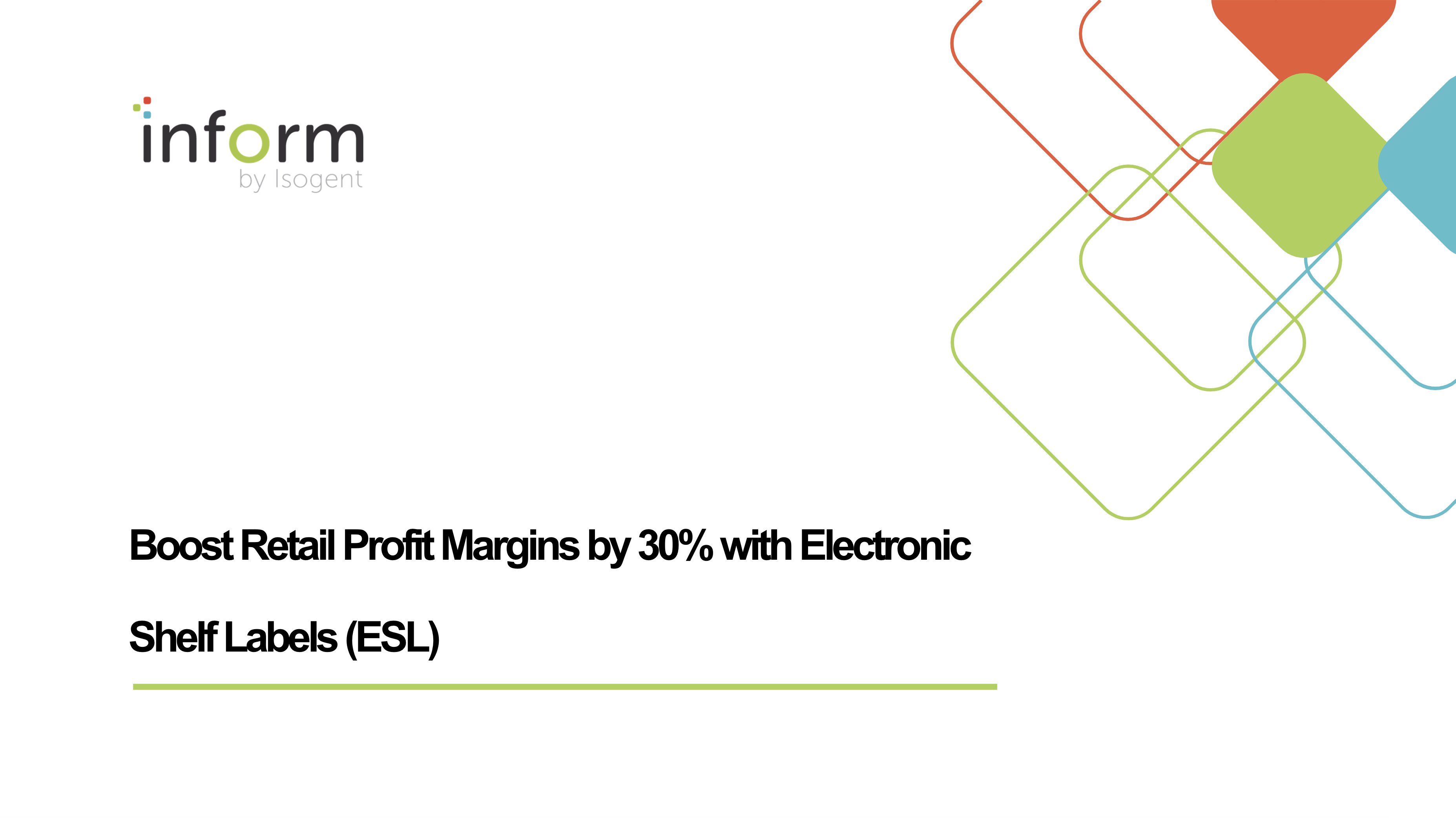 Boost Retail Profit Margins by 30% with Electronic Shelf Labels (ESL)